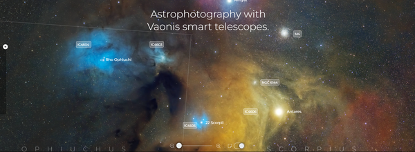 Vesperaスマート望遠鏡で天体写真撮影